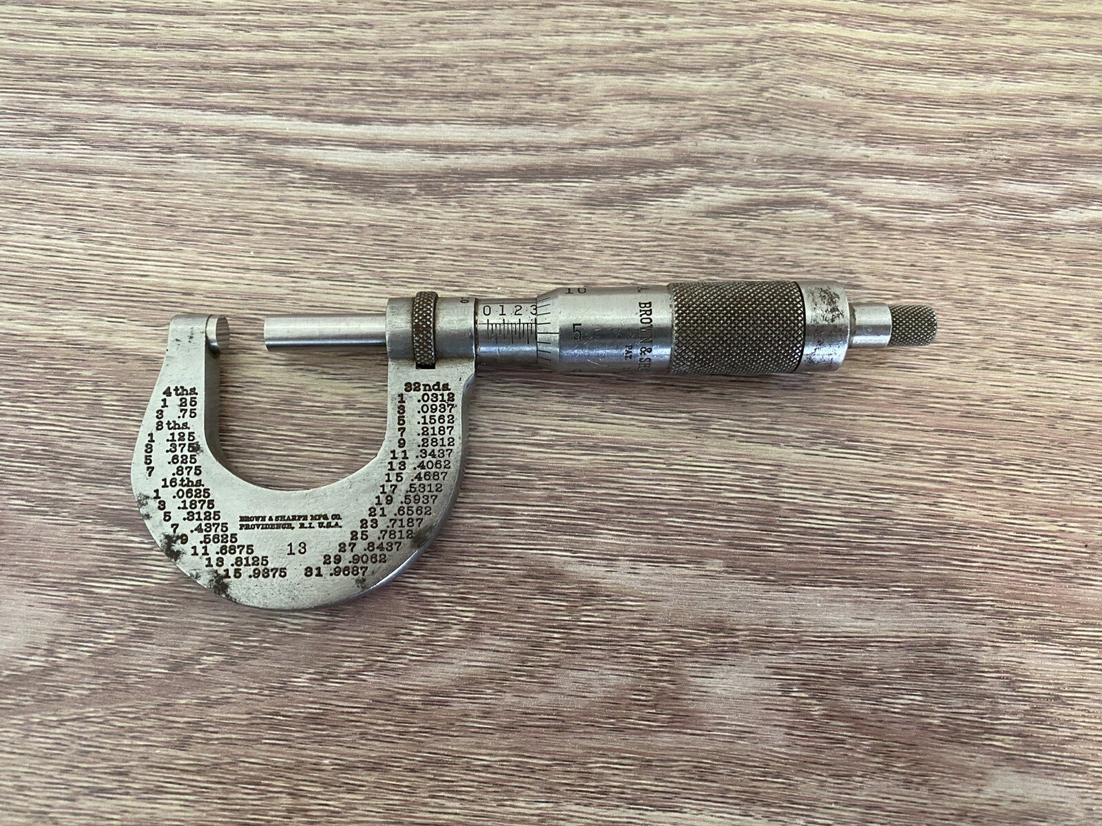 VINTAGE BROWN & SHARPE MICROMETER NO. 13