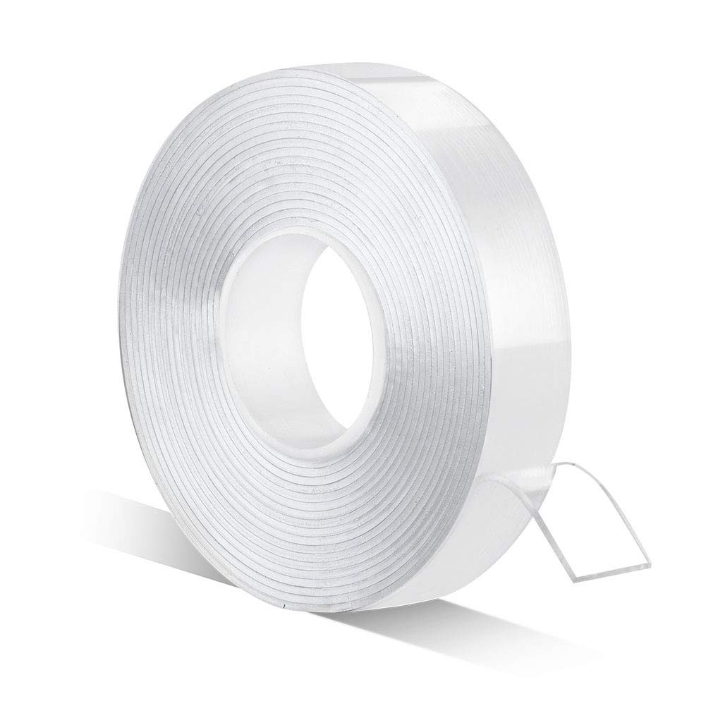 Double Sided Mounting Tape, 1/2inch 10ft Clear, Removable, No Residue, Strong...