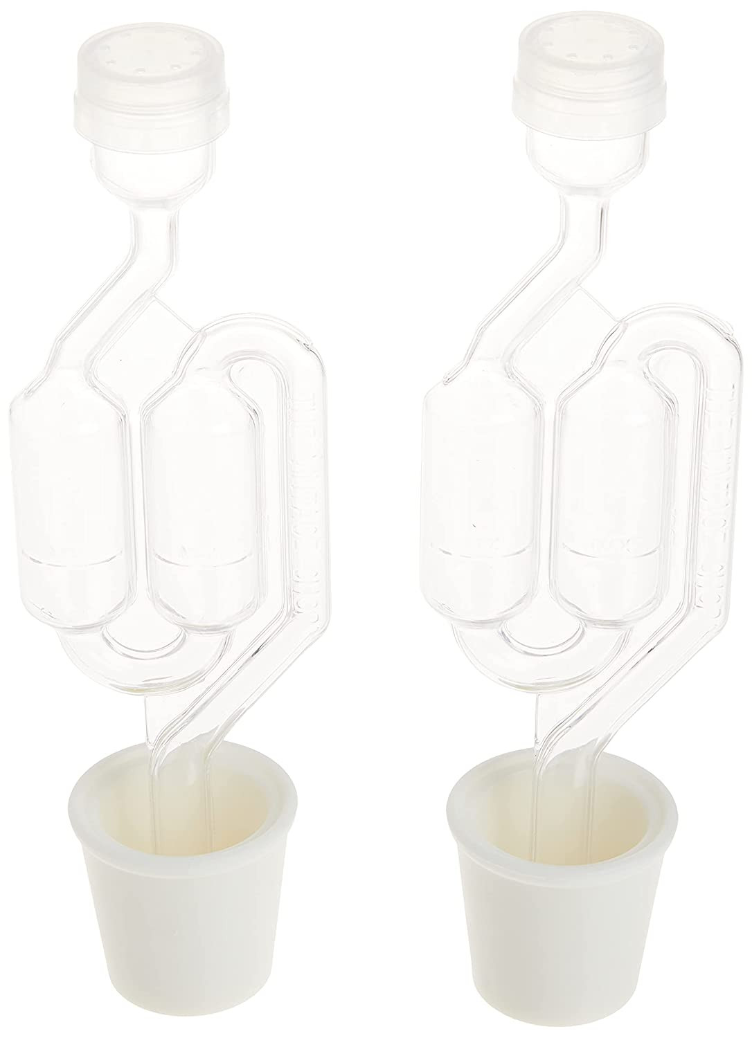 Twin Bubble Airlock Carboy Bung Pack for Home Wine Making Supplies Universal