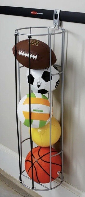 Rubbermaid FastTrack Garage Storage Vertical Ball Rack Holder - NEW IN BOX