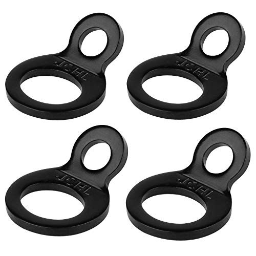 Multi-Purpose Tie Down Strap Rings Stainless Steel Tie-Down Anchors 4-Pack