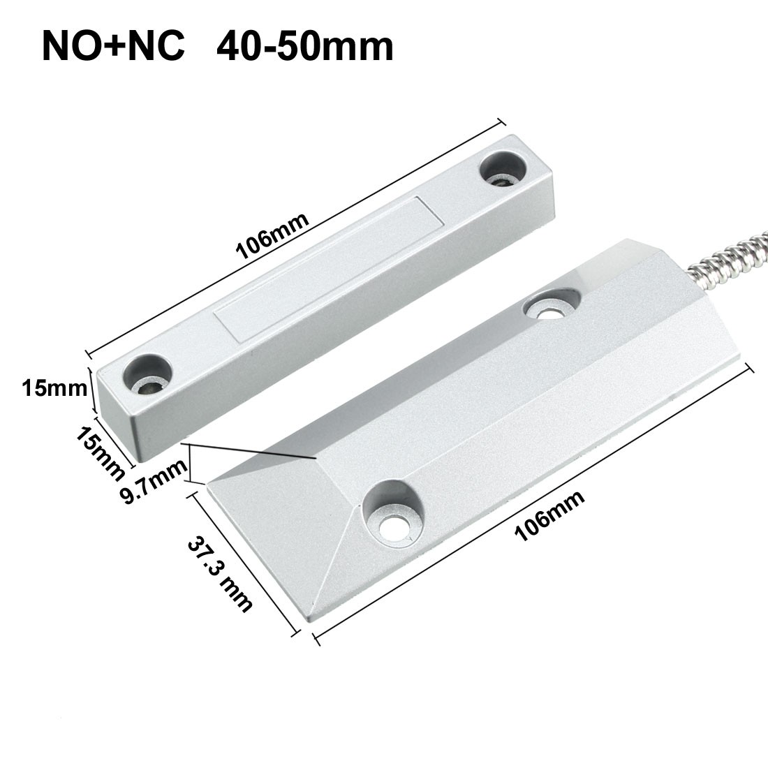 OC-55 NO+NC Alarm Security Rolling Gate Garage Contact Magnetic Reed Switch