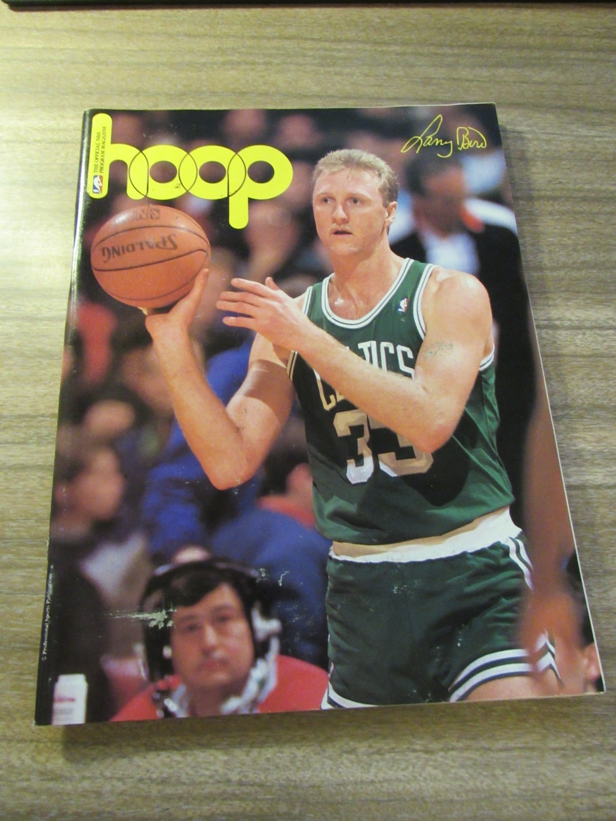 1988-89 Hornets vs. Boston Celtics Program Robert Parish 22 Rebound DD READ