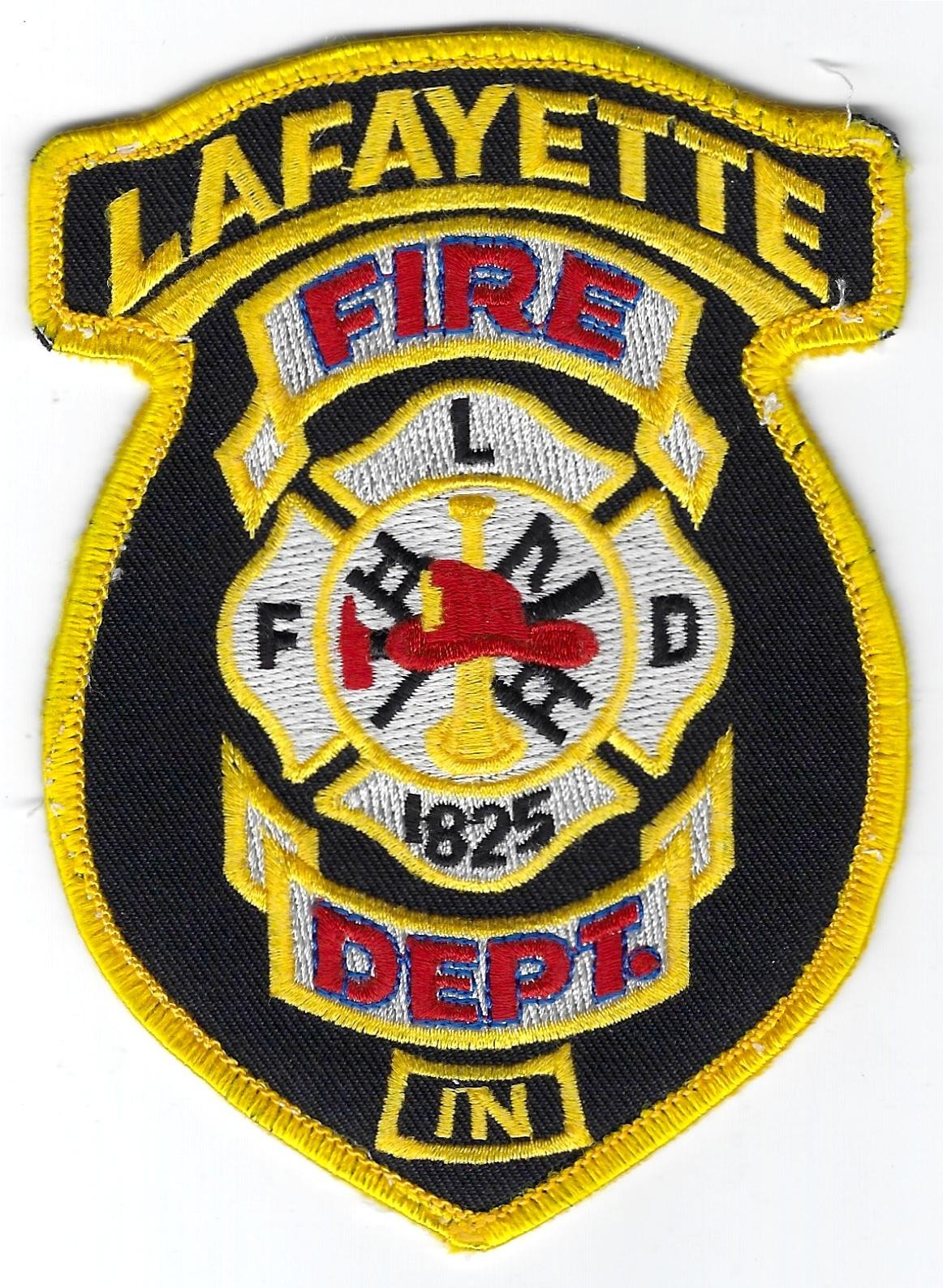 INDIANA - Lafayette Fire Dept.  [ Shoulder Patch ]