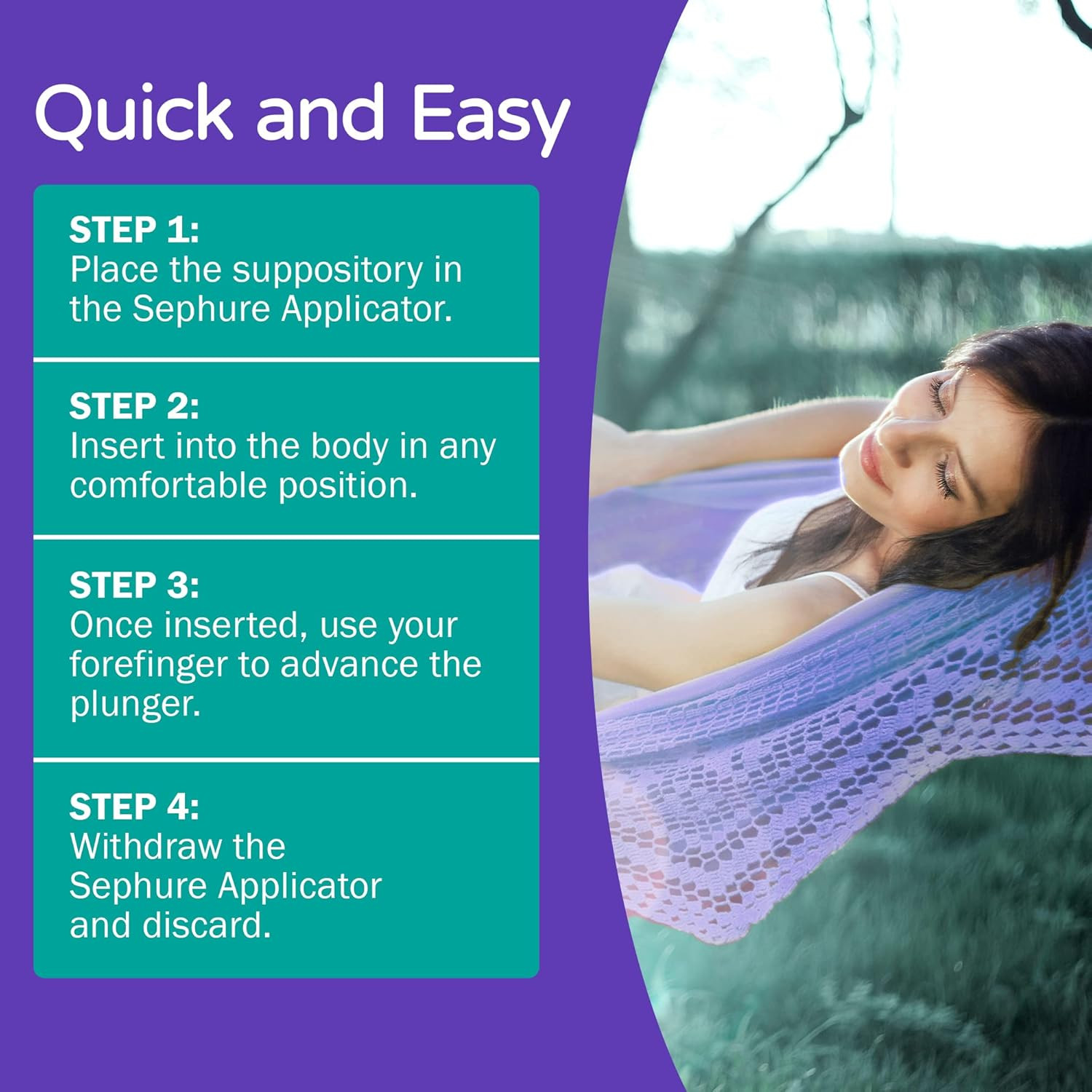 Easy-To-Use Suppository Applicator for Women and Men, Disposable Applicator f...