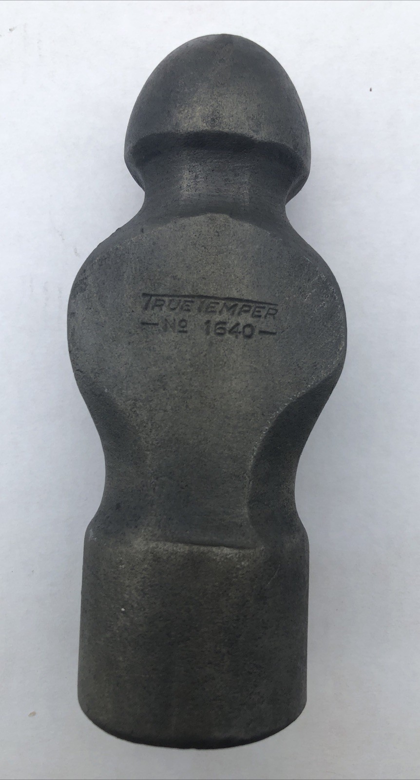 VINTAGE TRUE TEMPER 2 POUND 8 OUNCE No. 1640  BALL PEEN HAMMER HEAD