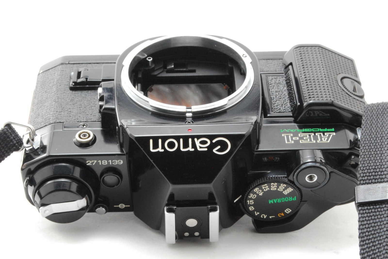 [ MINT w/Strap ] Canon AE-1 Program Film Camera New FD 50mm F1.8 Lens From JAPAN