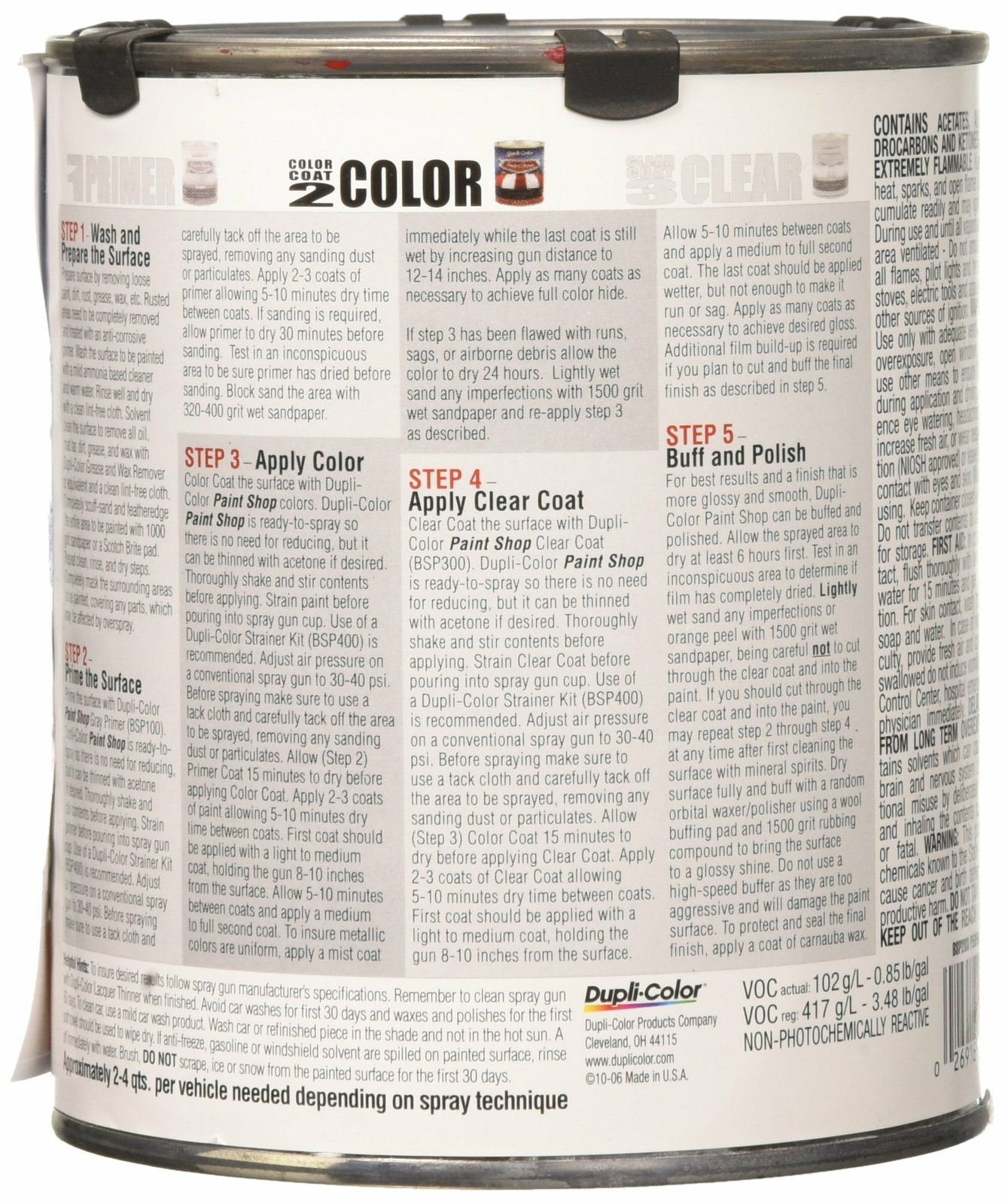 Dupli-Color EBSP20300 Painthop Finish System, Performance Red, 1 Quart