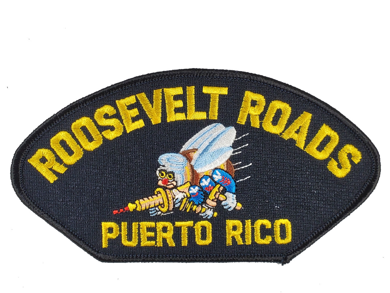 Roosevelt Roads Puerto RICO W/Seabee Patch - Color - Veteran Owned Business