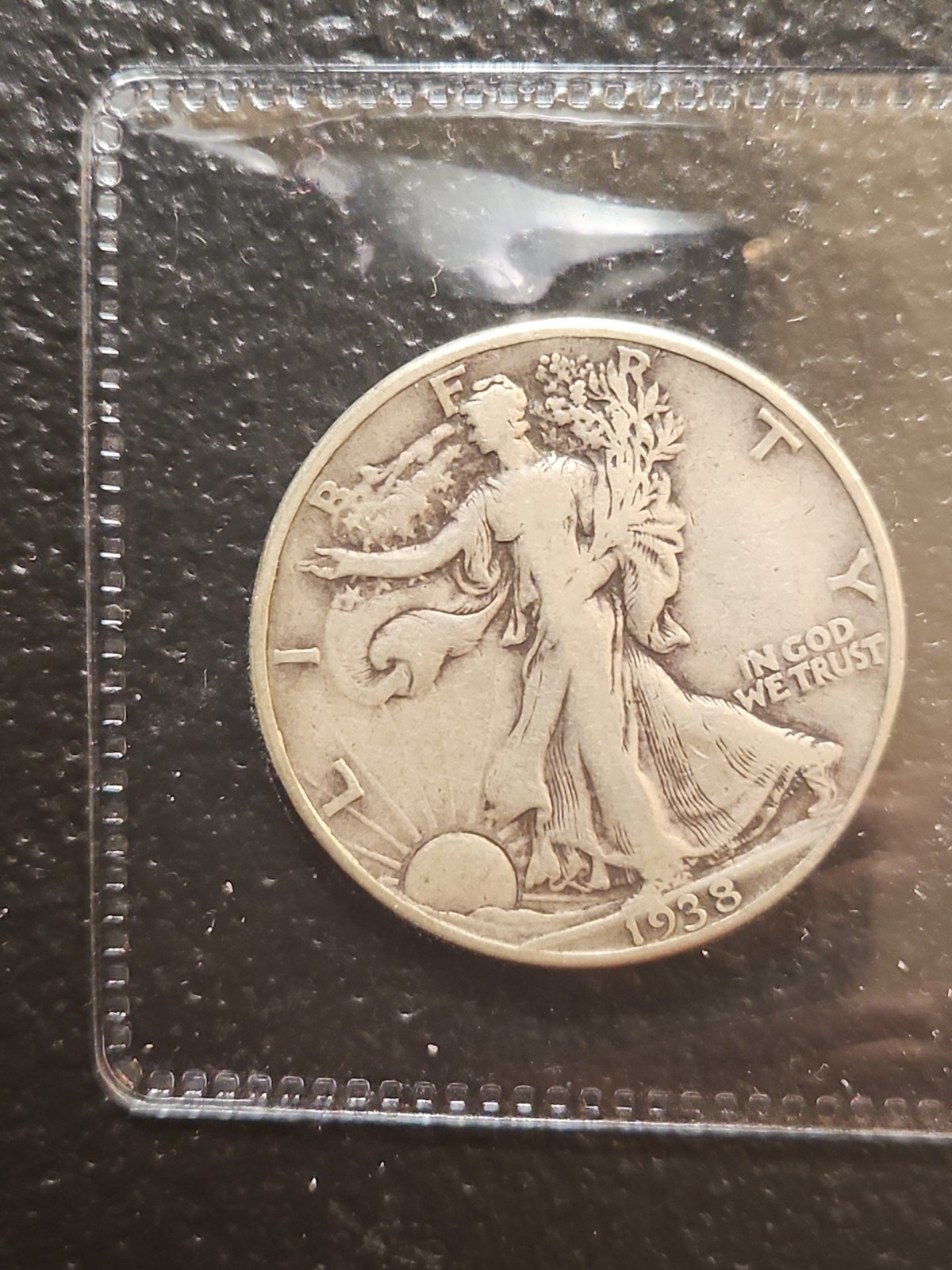 1938-D WALKING LIBERTY 50C #0715