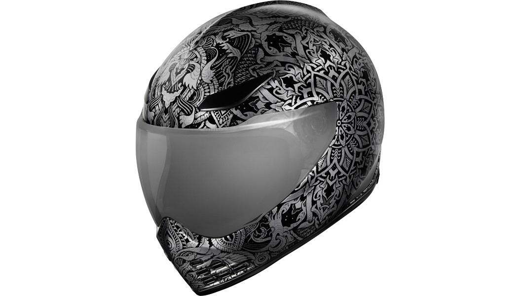 Icon 0101-14960 Domain Gravitas Helmet Md Black