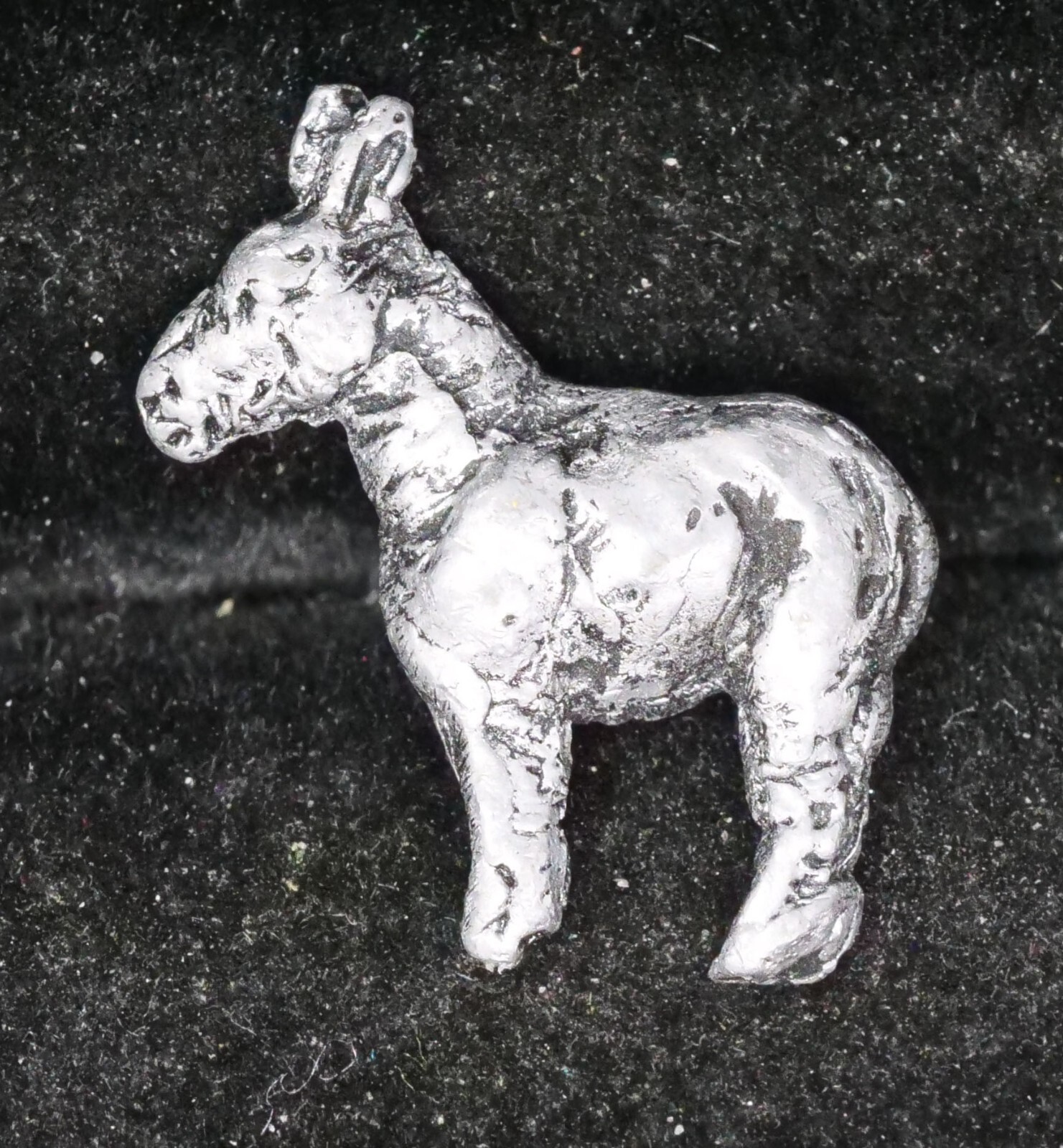 Vintage Democrat Donkey Pin Includes Backing