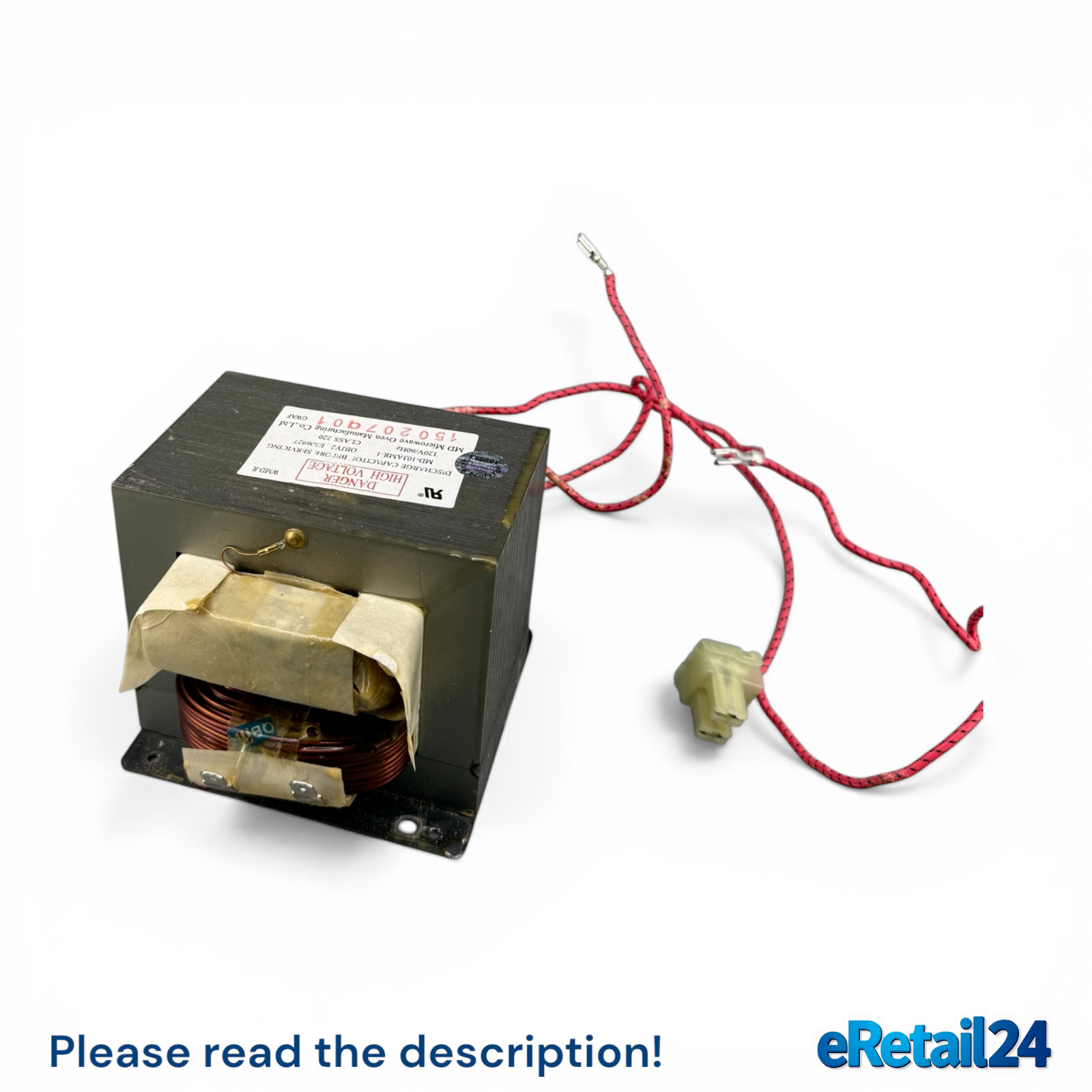 𝙉𝙚𝙬 OEM GE Microwave H.V.Transformer WB24X25617