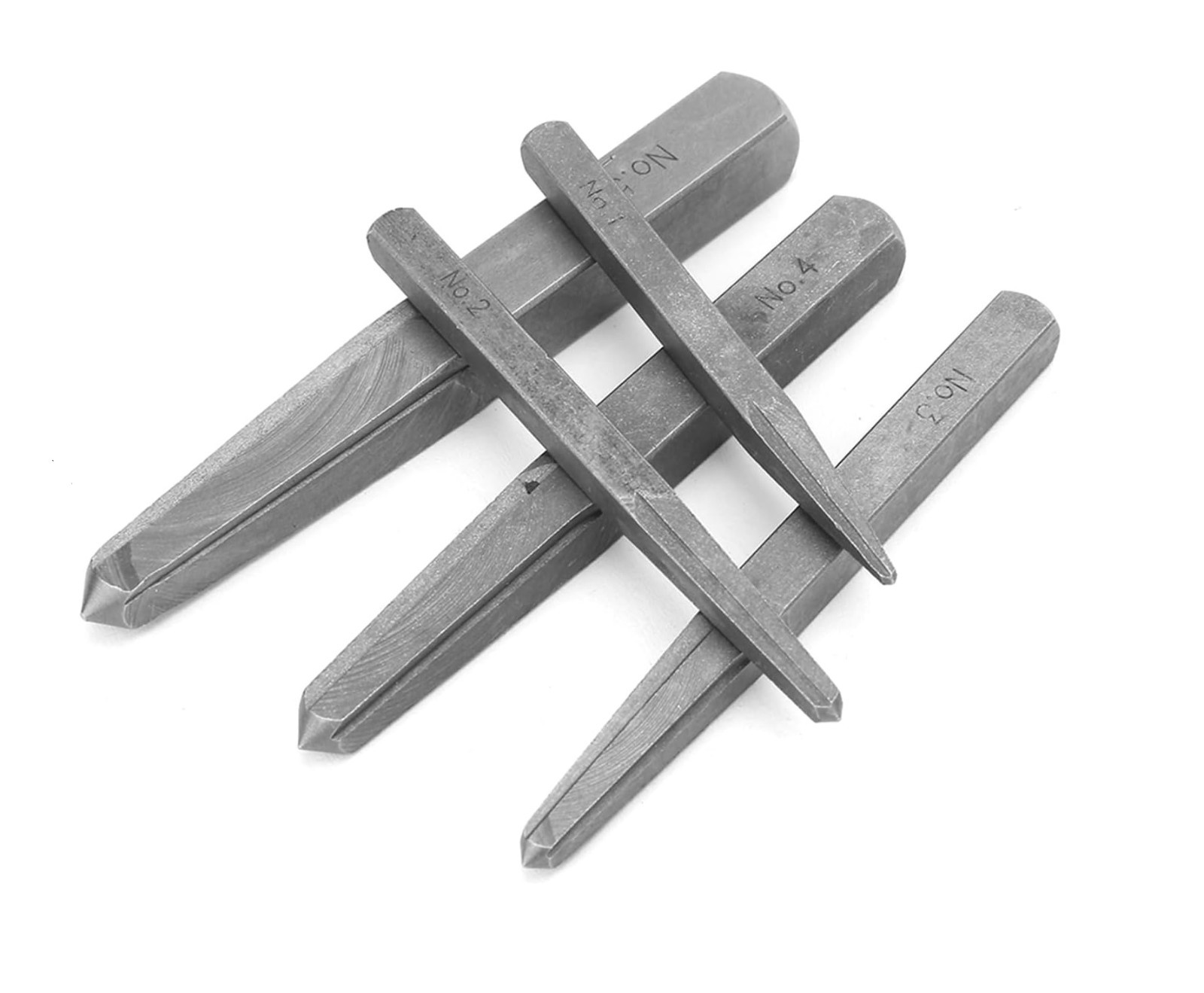 5pc Easy Out Bolt Extractor Set Straight Screw Extractor Broken Bolt Removal