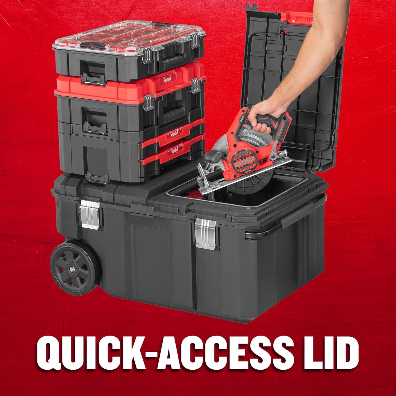 VERSASTACK 30 Gallon Quick-Access Rolling Tool Chest CMST17870)