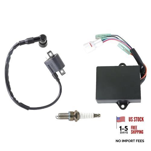 Ignition Coil CDI and Spark Plug Replacement for Yamaha Raptor 80 YFM80 2002