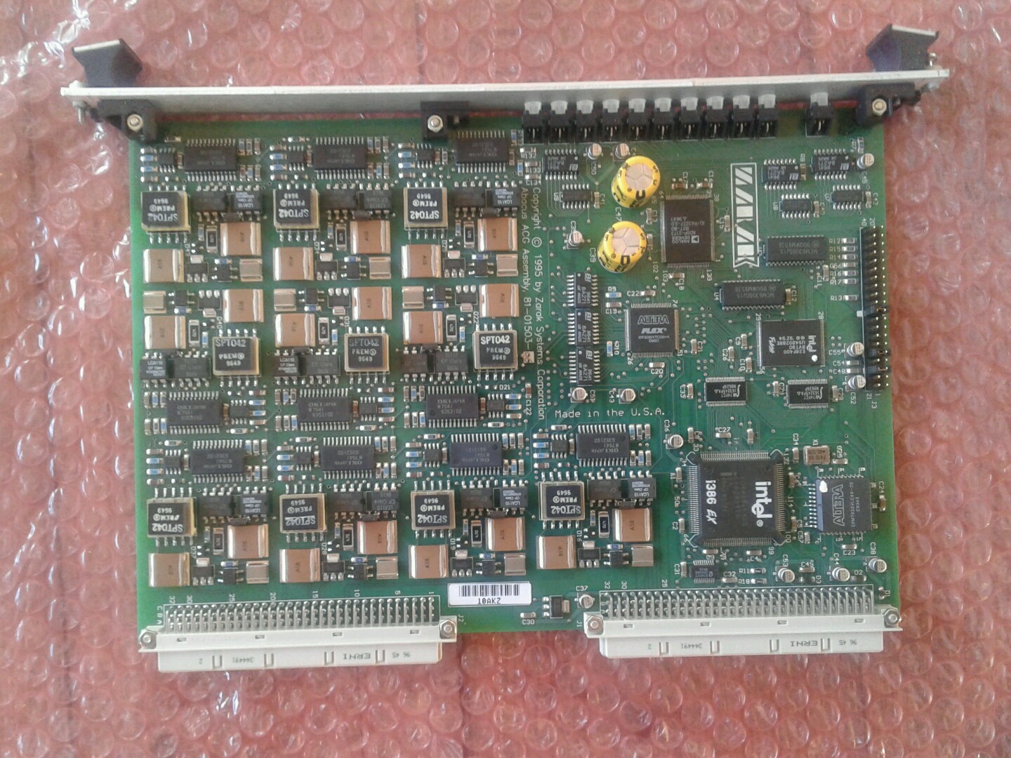 Zarak Systems 81-01503-06 Abacus ACG Assembly 10AKZ PCB Part # 17-01503-03