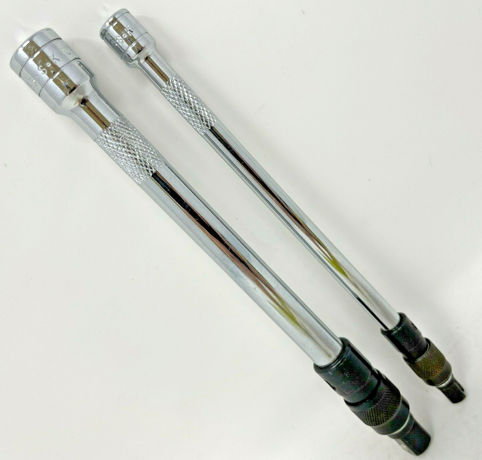 SK Hand Tools 45185 3/8" Dr 7.5" & 40992 1/4" Dr 7" Locking Socket Extension Set