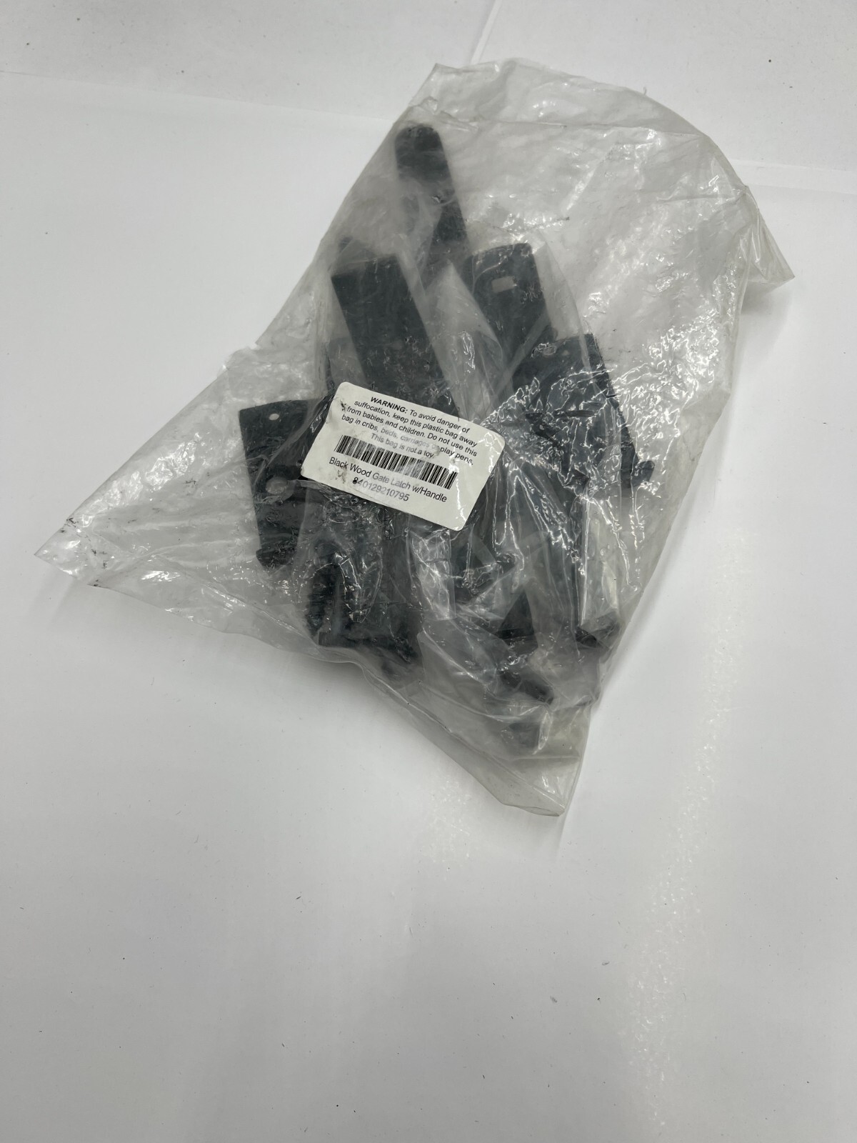 Wood Gate Latch w/Handle Steel Black 840129210795
