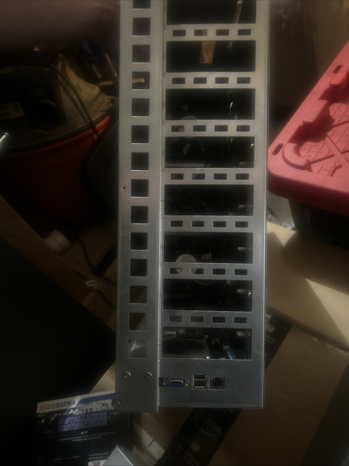 Cryptocurrency Mining Rig-complete Rig With Power Supply, No GPUs Included