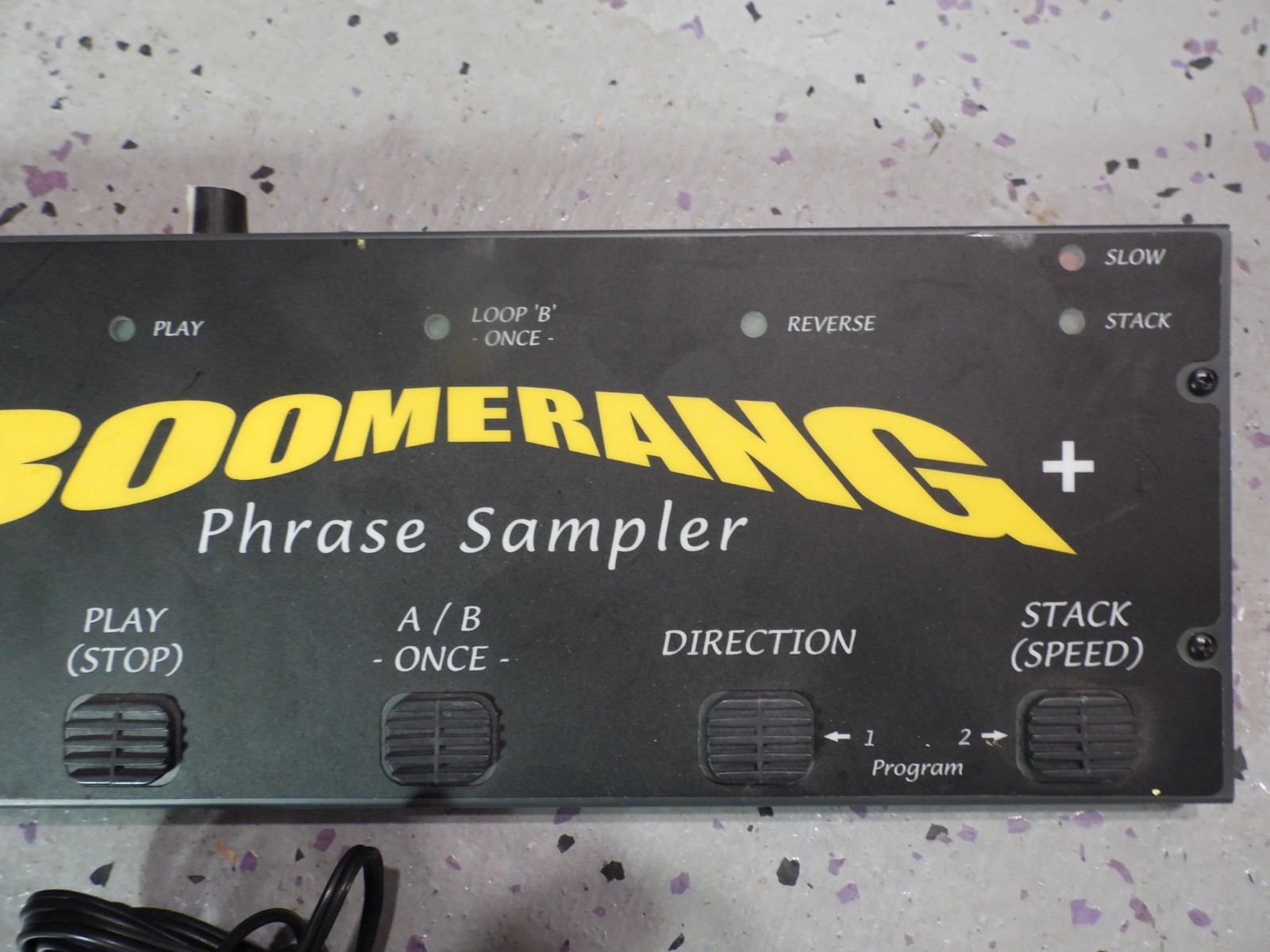 Boomerang + Plus Looper Sampler Effects Pedal Phrase Sampler w/Power Supply