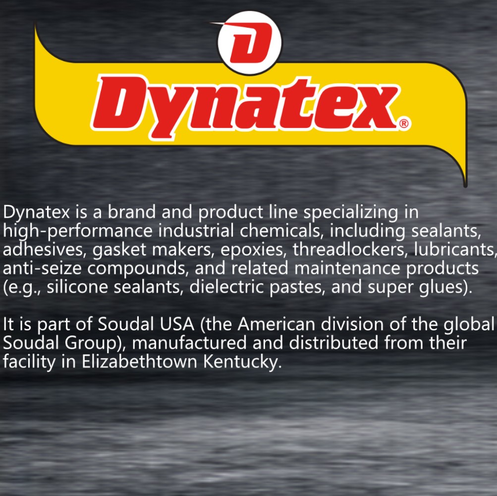 Dynatex Blue RTV Gasket Maker 3oz Tube Sensor Safe, Gear Oil Resistant(3-Pack)