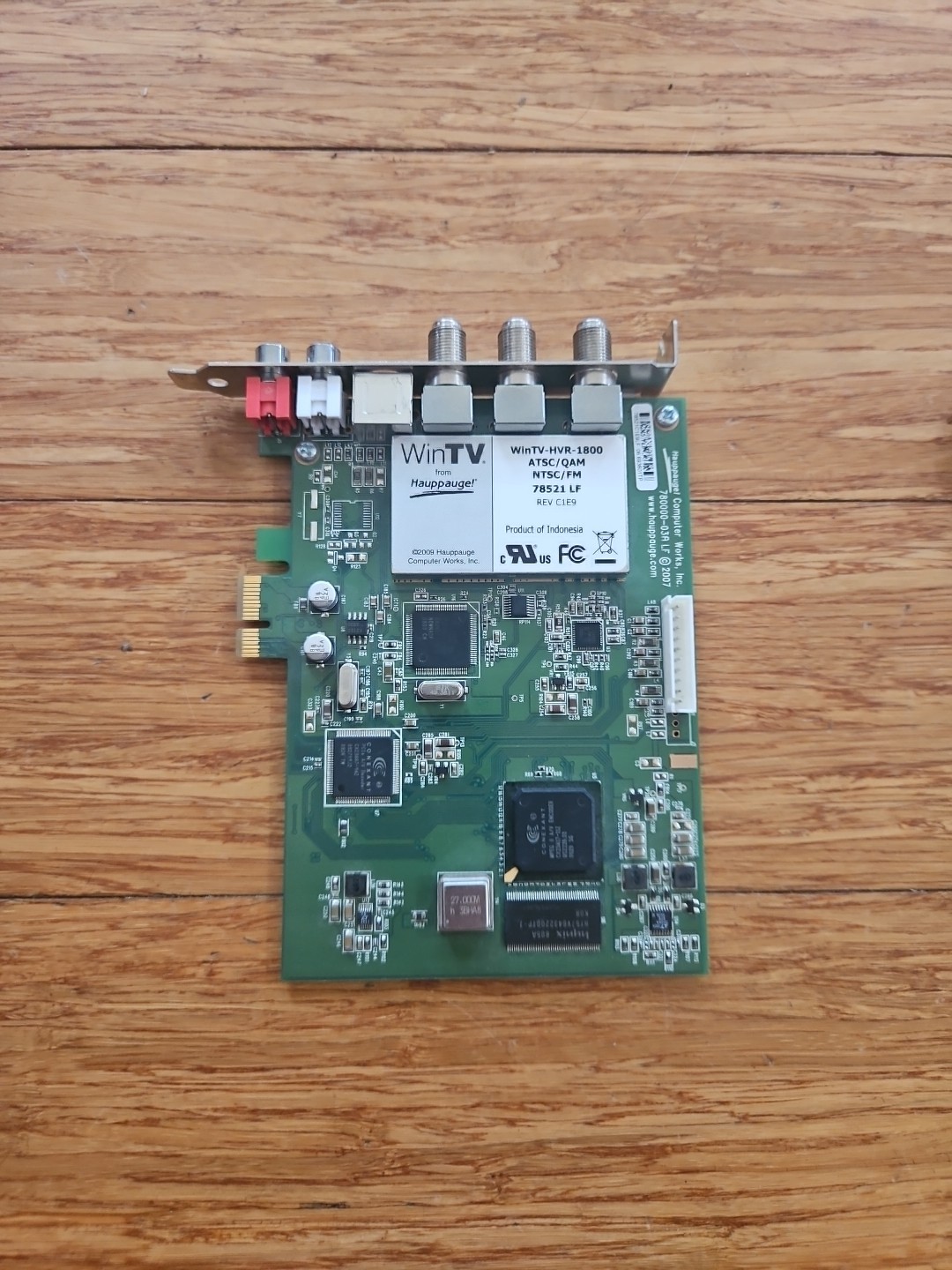HP Hauppauge WinTV-HVR-1800 (78521 LF) PCIe X1 TV Tuner Card ONLY 5188-8538