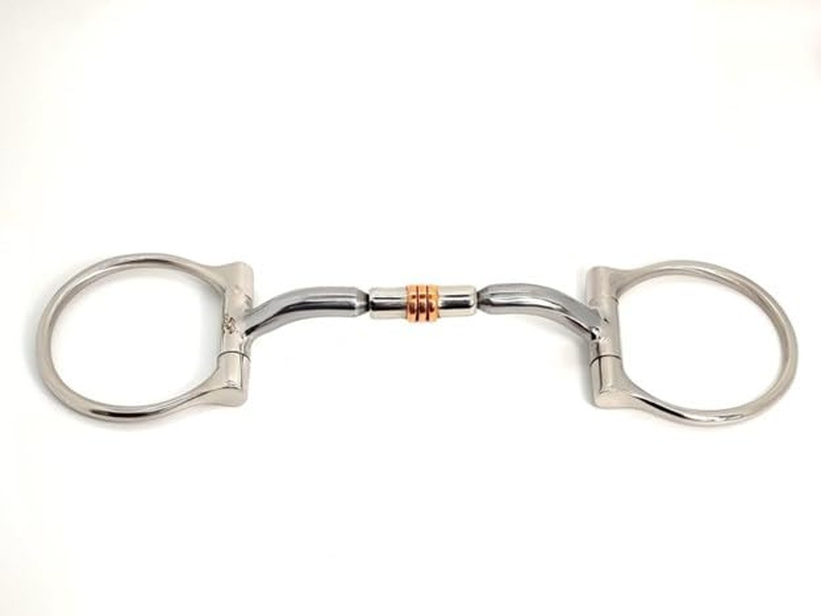 Western D Snaffle Bit High Port Stainless Steel