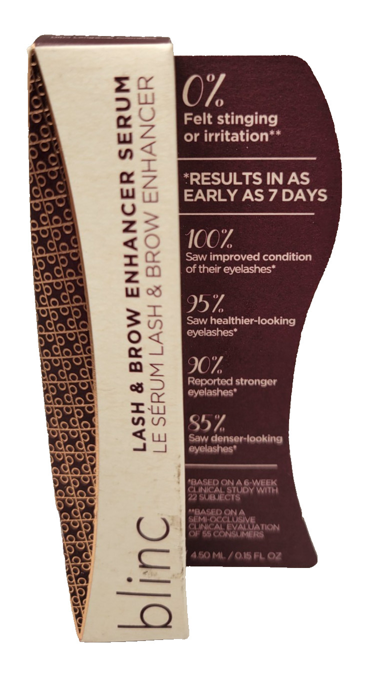 blinc Lash & Brow Enhancer Serum 0.15 fl oz Longwear Conditioning Clear New