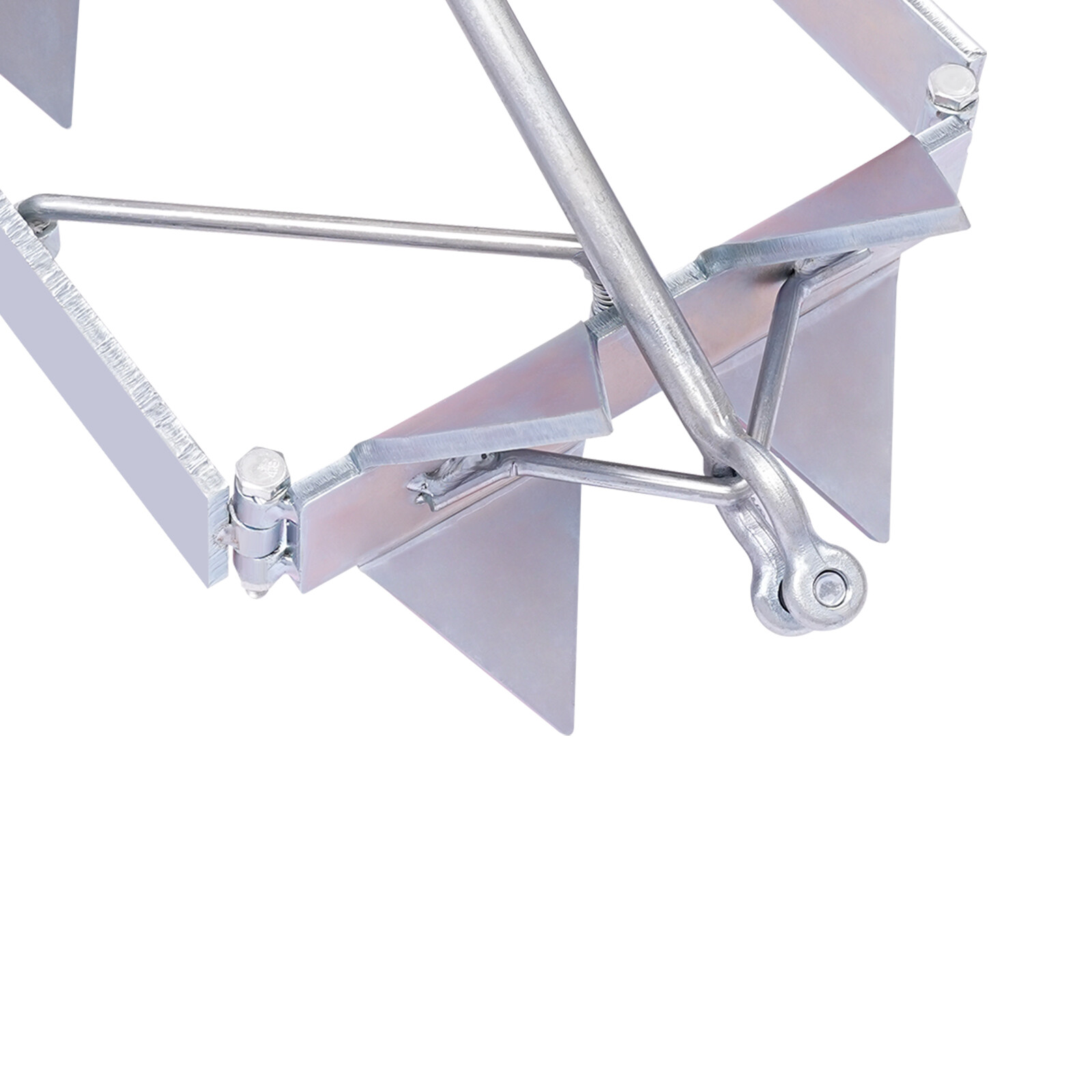 Boat Slide Box Anchor, Foldable Sliding Cube Anchor, Foldable Boat Anchor 13 lbs
