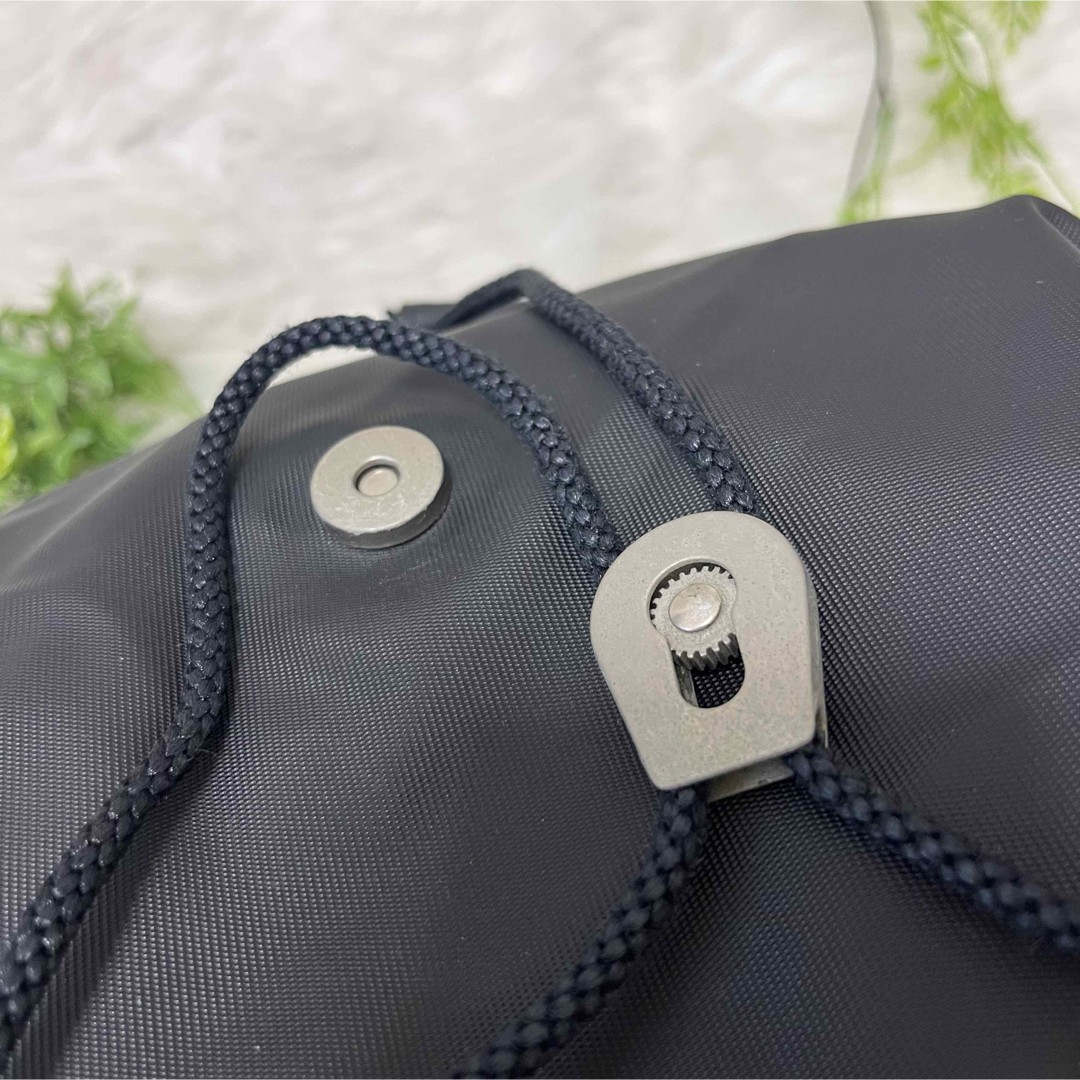 Paul Smith Rucksack Bag Drawstring Flap Black From Japan