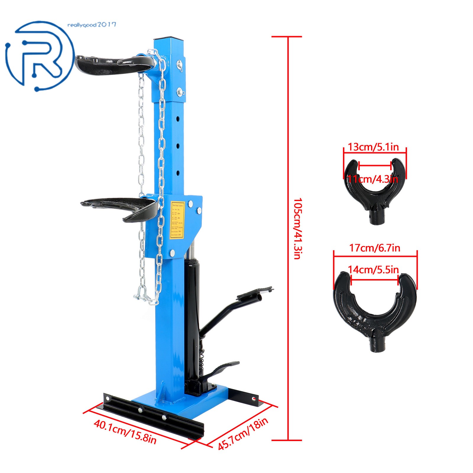 4.5T Strut Coil Spring Compressor Hydraulic Compressor Tool with 4 Spring Clasps