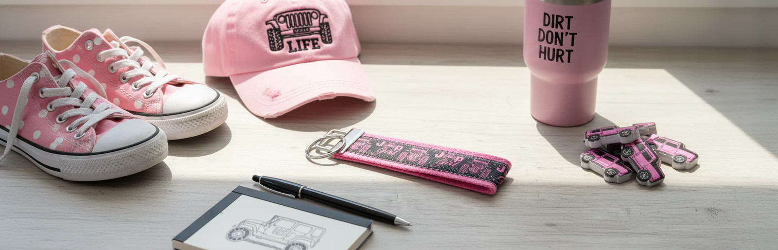 Jeep Girl Keychain