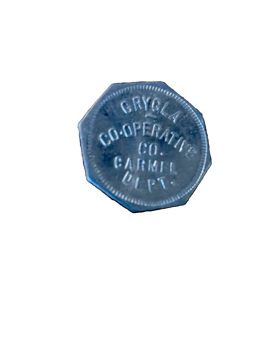 Carmel Minnesota Trade Token Cooperative 10c Merchandise Grygla Minn Mn