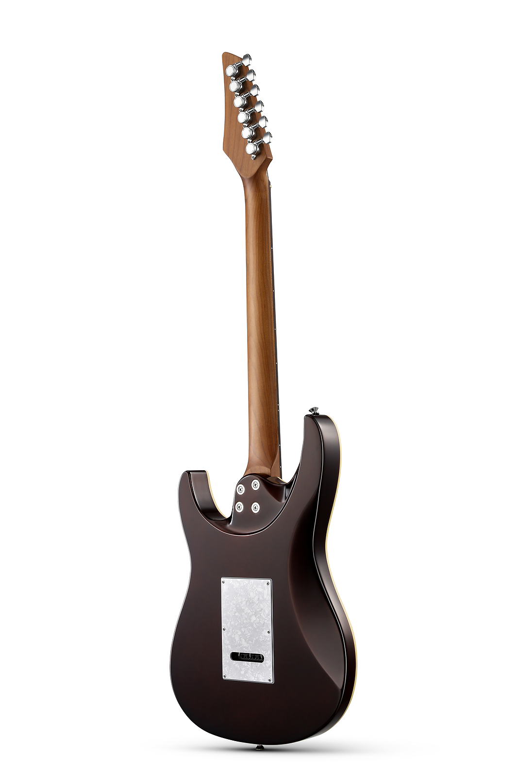 Donner DST-550 Full Size Electric Guitar With Tremolo Bar Gig Bag | Black Mirage