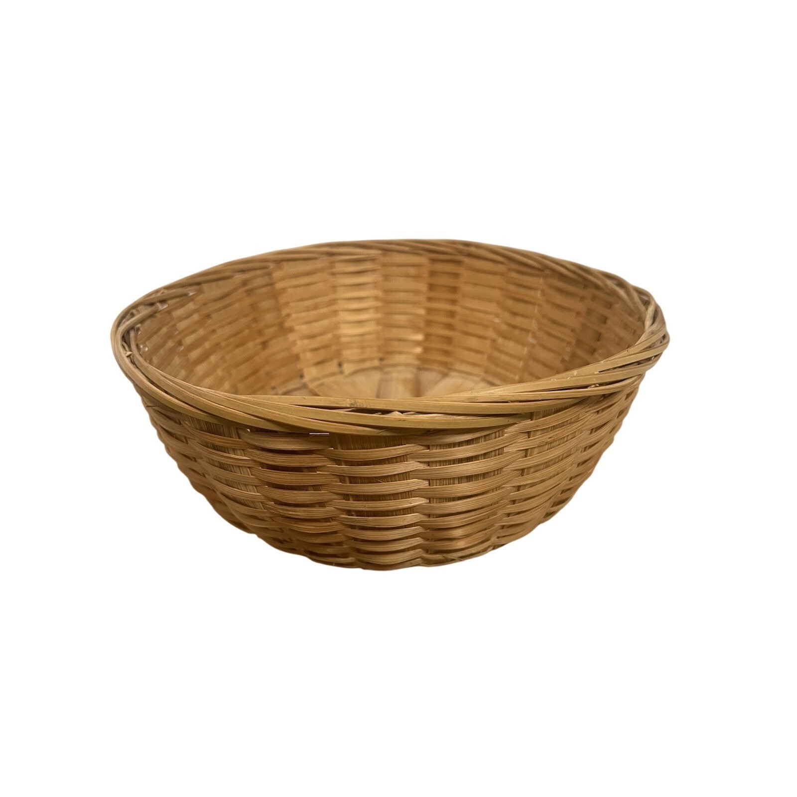 Vintage Woven Boho Basket Fruit Bowl Decor