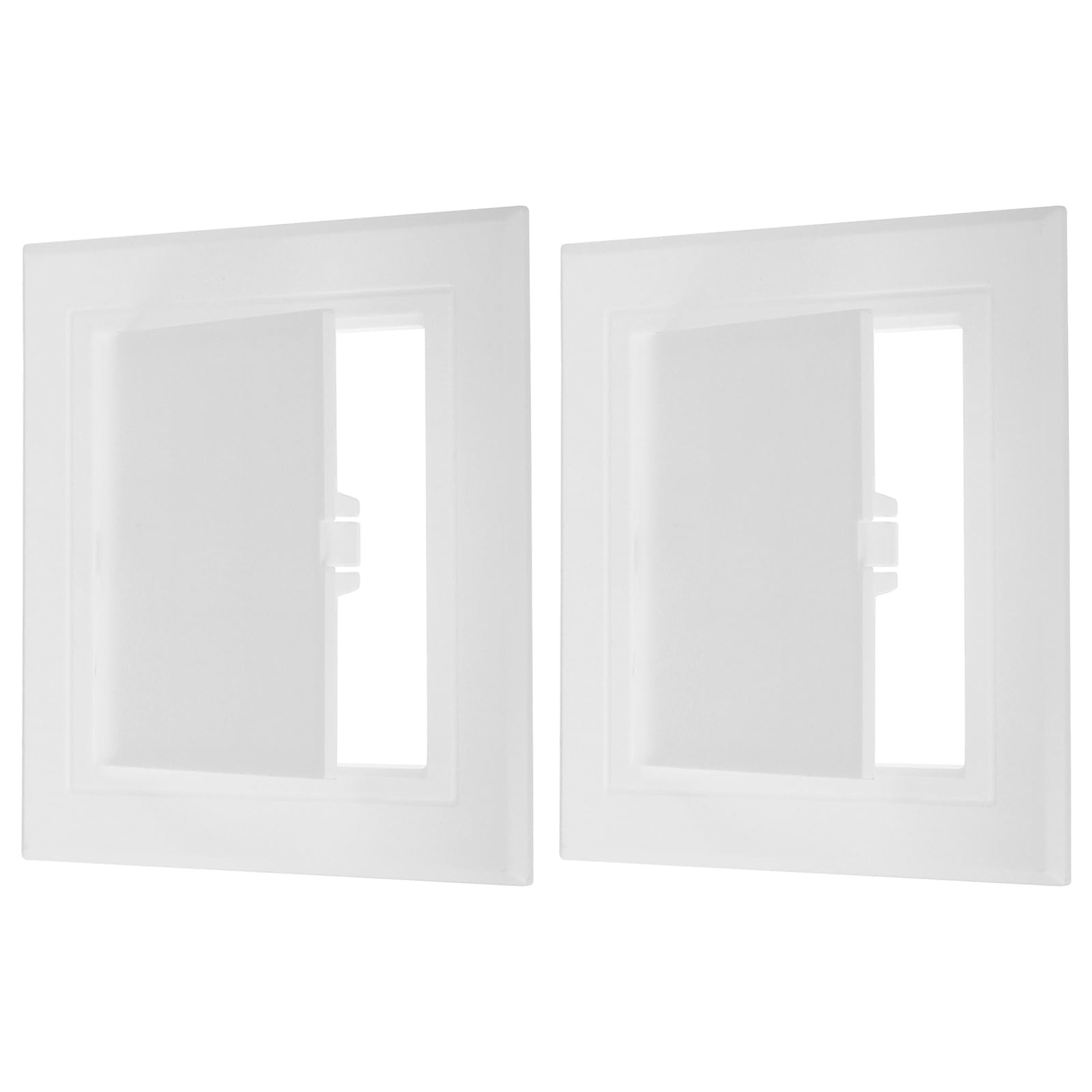 4x4 inch(95x95mm) Removable Hinged Access Panel, 2 Pcs ABS Plumbing Access Do...