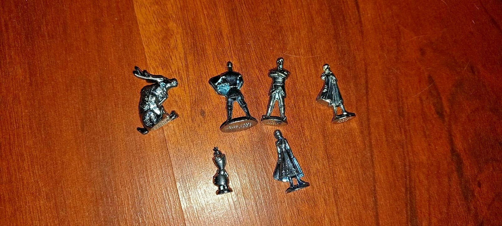 Monopoly Frozen 2 Disney 2018 Complete Replacement Pewter Tokens free shipping