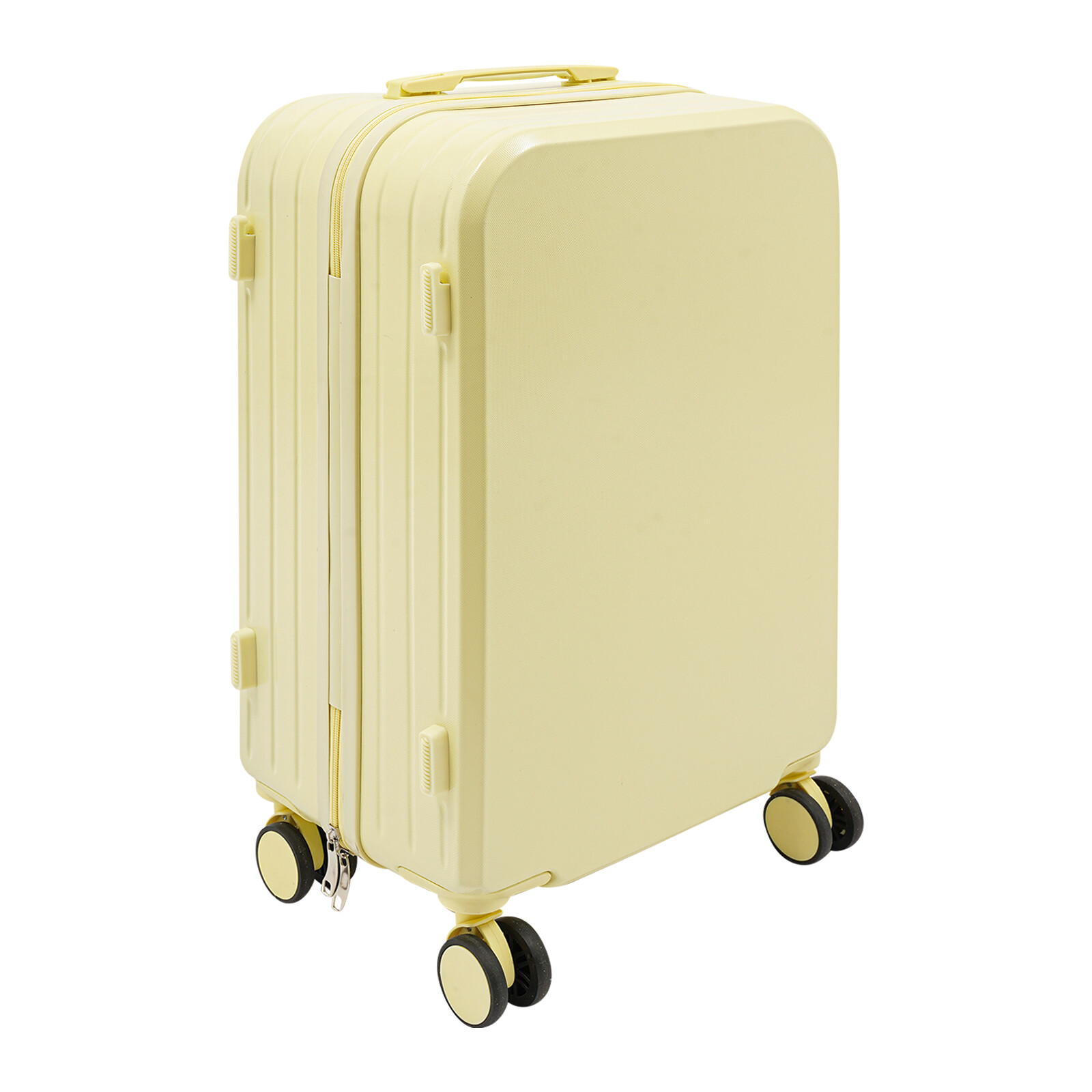 24" Travel Luggage Suitcase, Travel Luggage Suitcase, Light Yellow