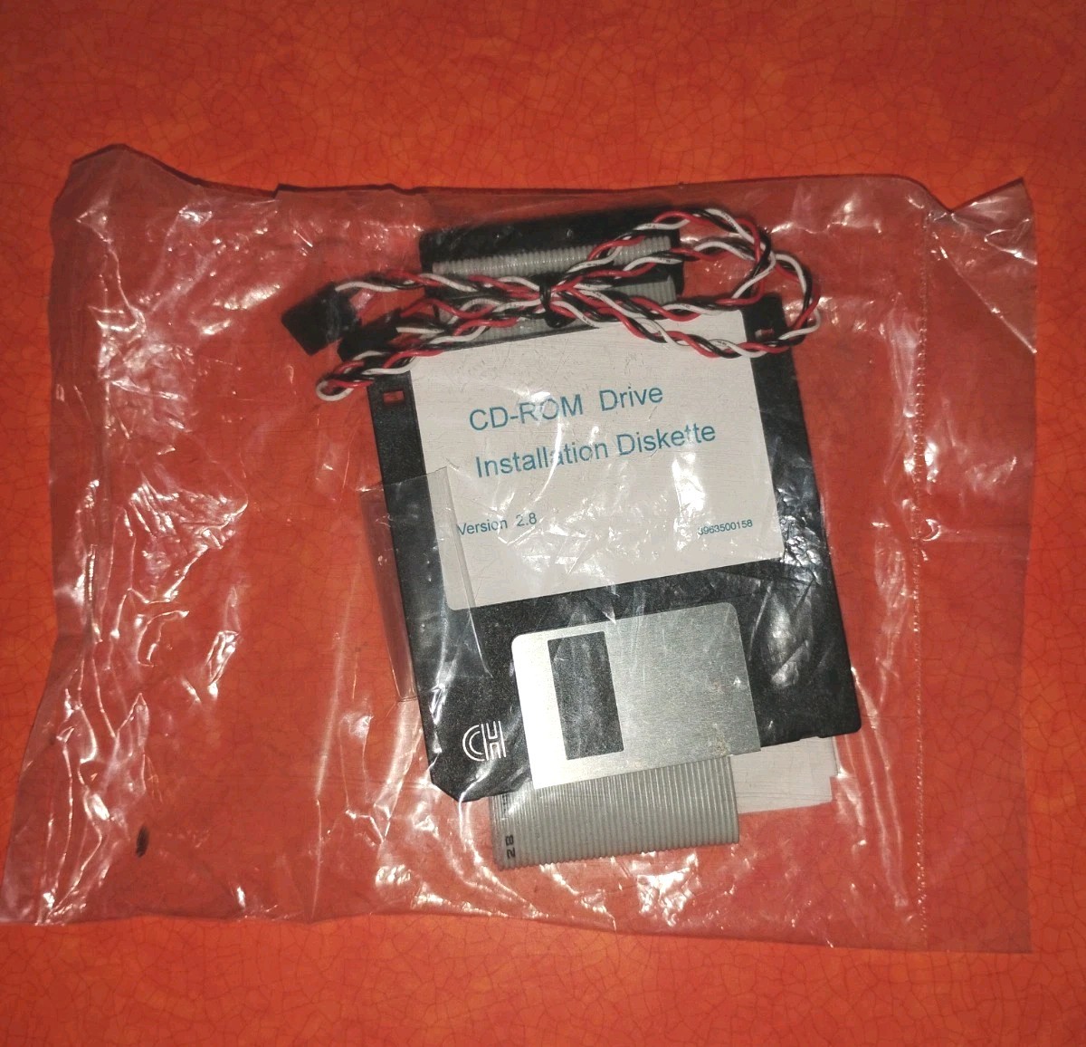 CD-ROM Drive Installation Diskette (Version 2.8): This is a 3.5-inch floppy disk