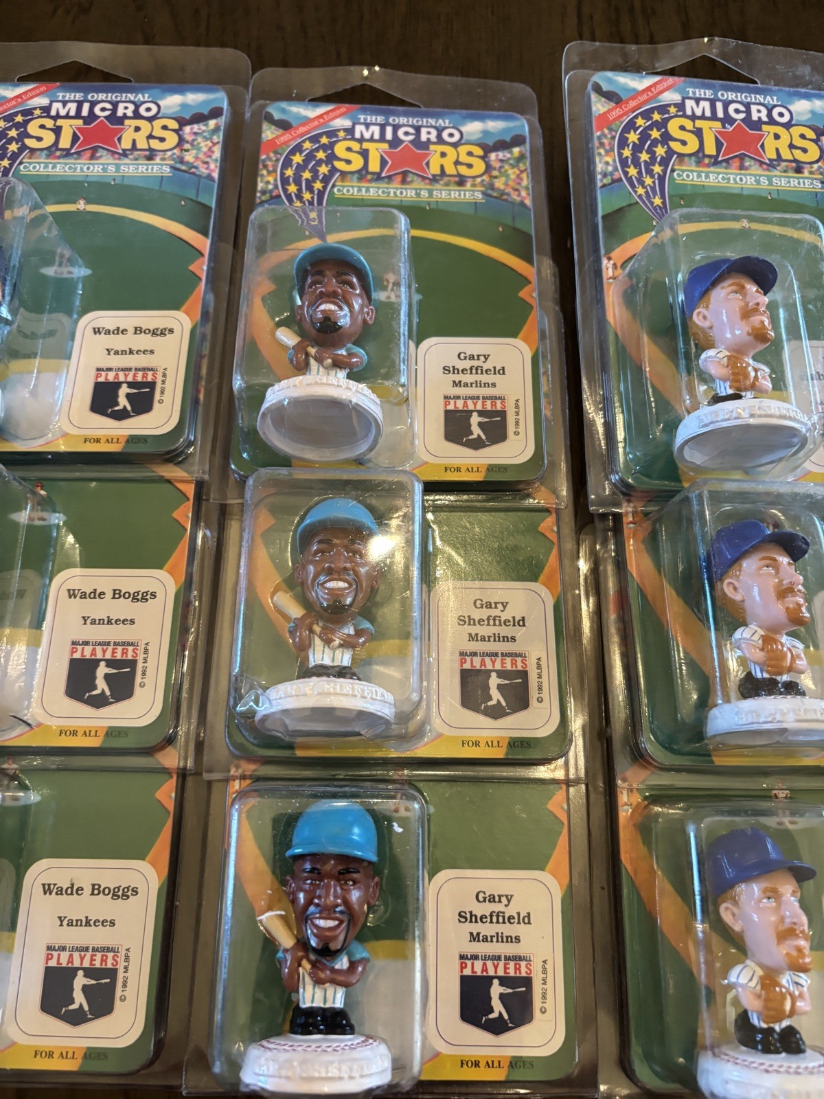 LOT of (12) Micro Stars MLB Figures NEW/Sealed NIP Baseball Wade Boogs & More