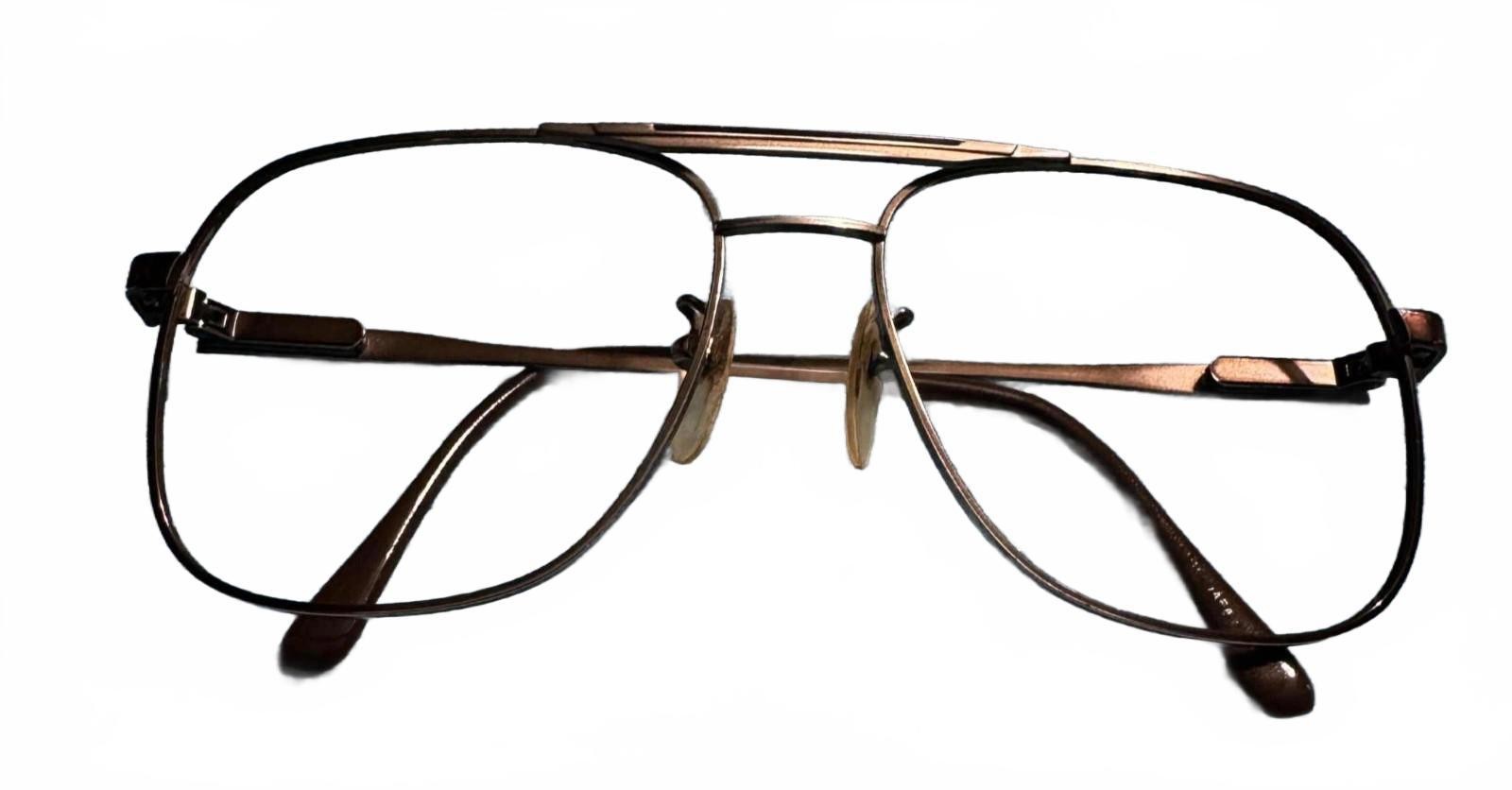 Stetson Mens Aviator Sunglasses 59 18 Eyeglasses Zyloware Frames Only Vintage