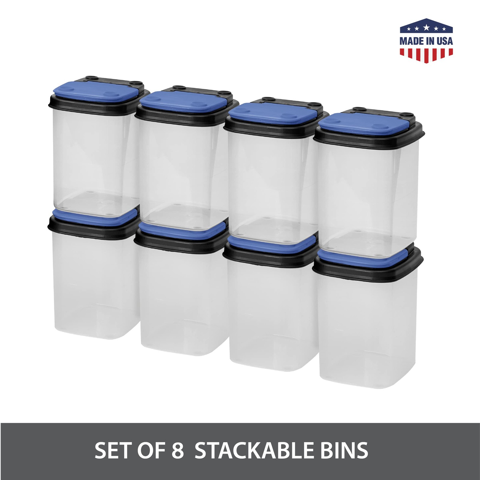 Buddeez Multi-Purpose Hardware Storage Bins Bits and Bolts Small Storage Cont