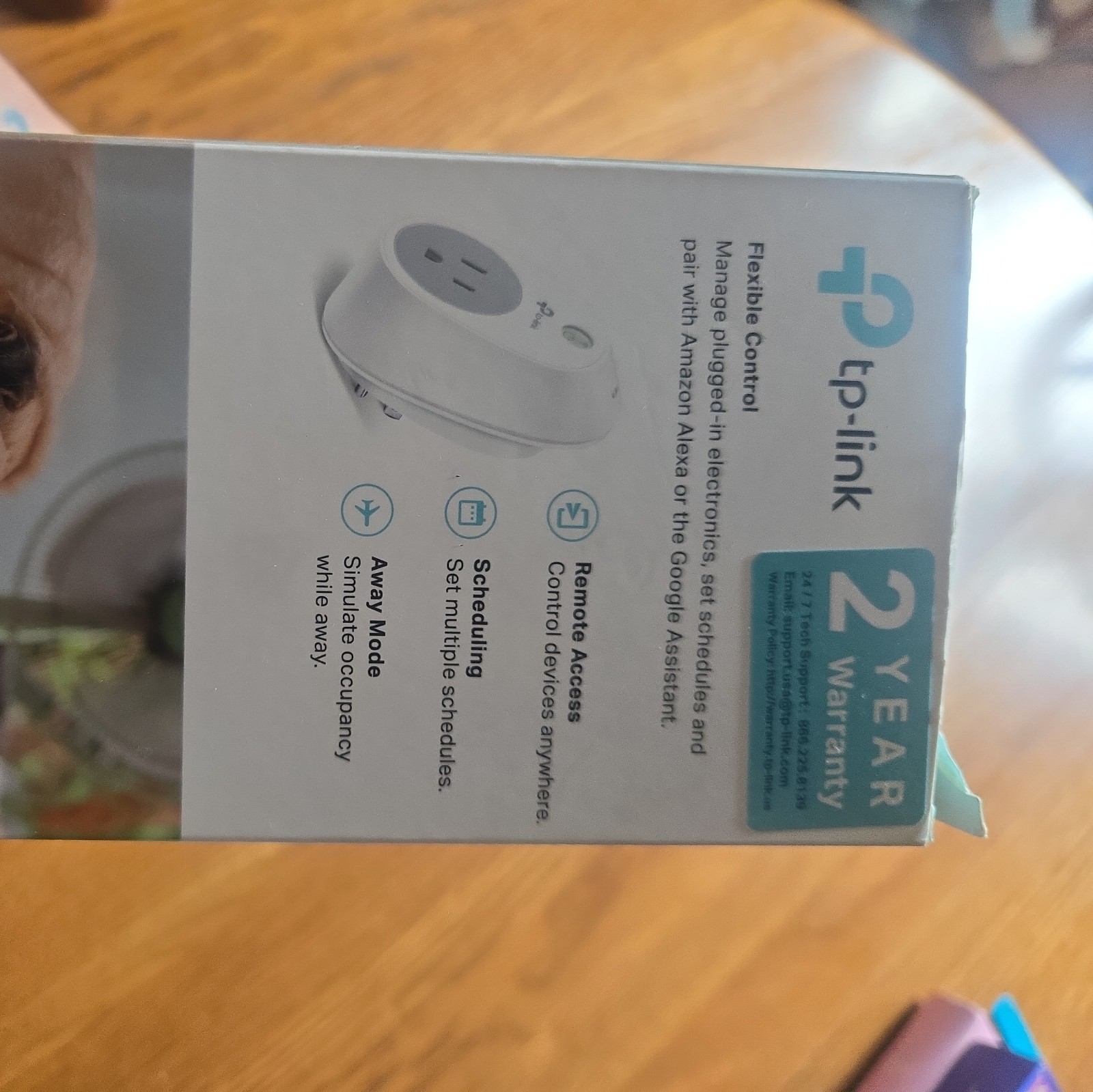 TP-Link HS100 Smart Wi-Fi Plug Alexa Google Assistant Compatible NIB