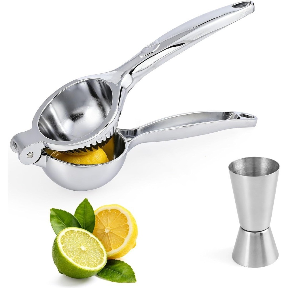 Lemon lime Squeezer Premium Quality Heavy Duty Metal Squeezer Bowl Large Manual