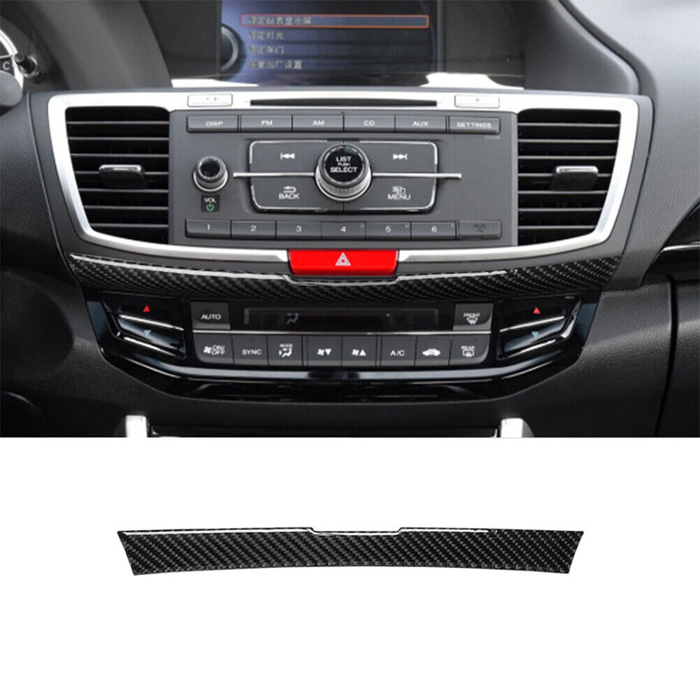 31Pcs Carbon Fiber Front Full Interior Kit Cover Trim For 2013-2017 Honda Accord