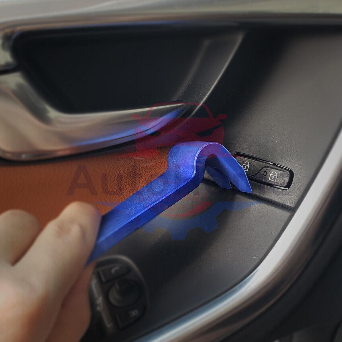19pcs Car Trim Removal Tool Set Hand Tools Pry Bar Panel Door Interior Clip Kit