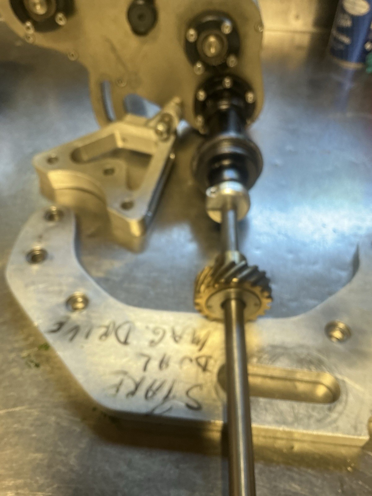 426 Hemi Engine Duel Offset Magneto Drive W Brackets