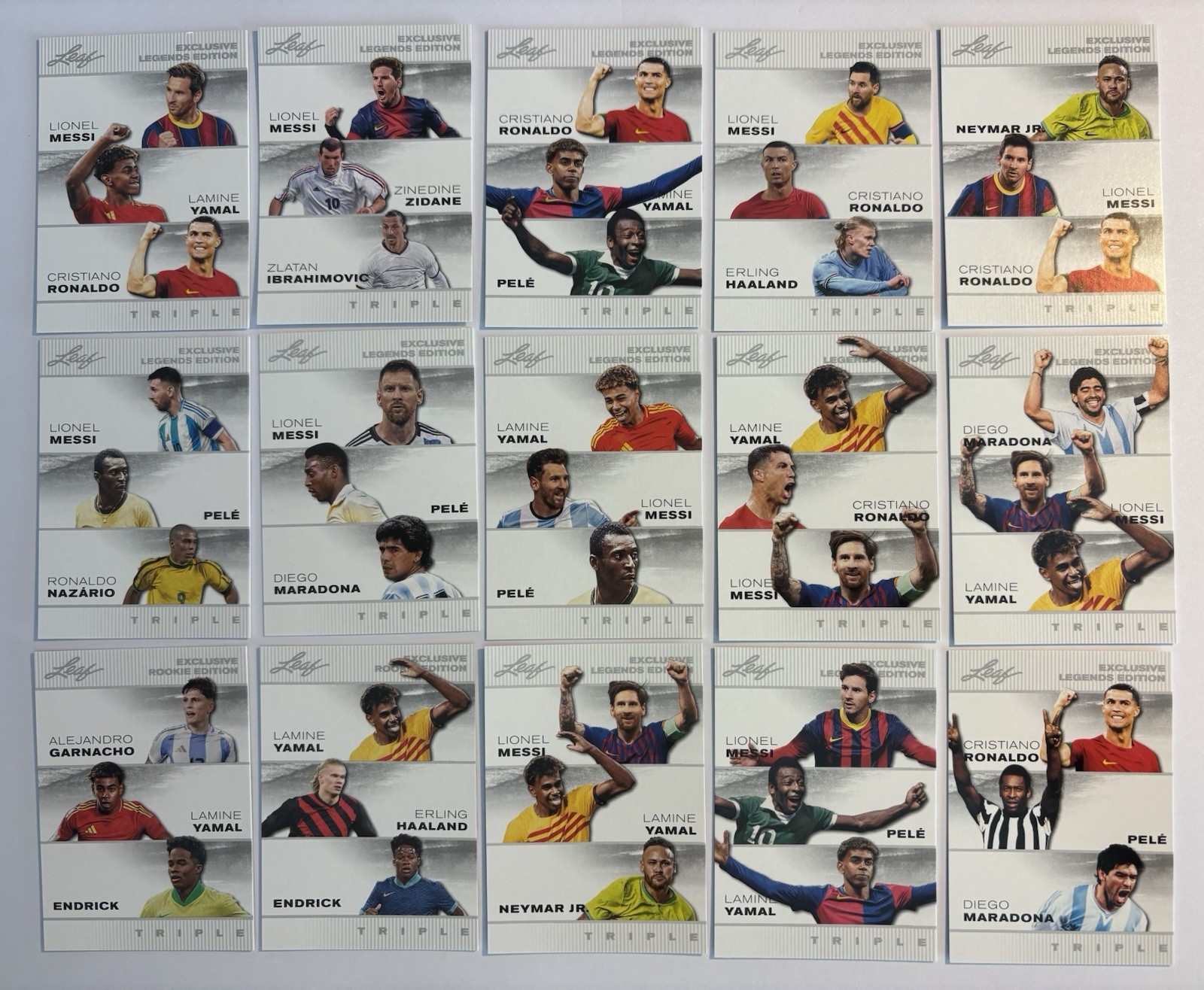 Hugh Lot (15) Messi * Yamal * Ronaldo 2024 2025 "Special Release" Soccer Cards!