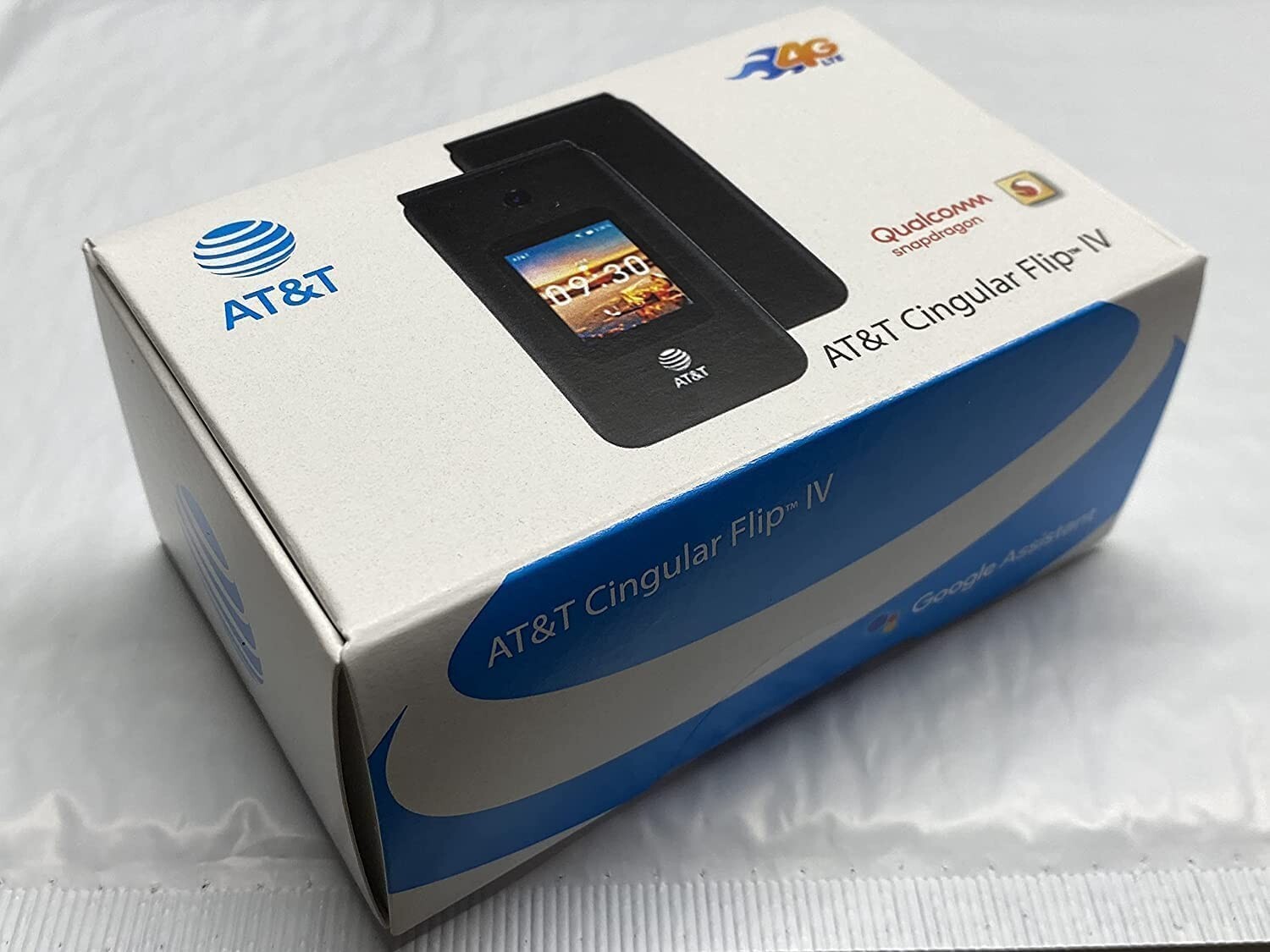 U102AA Cingular Flip IV 2.8" 4GB I Black 4G-LTE AT&T I With AT&T SIMCARD